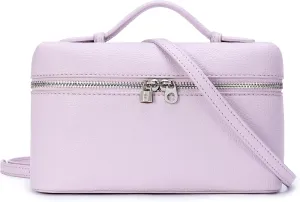 KALIDI Crossbody Bag for Women Small Top-Handle Pouch Designer Shoulder Handbag Quiet Luxury Leather Trendy Purse