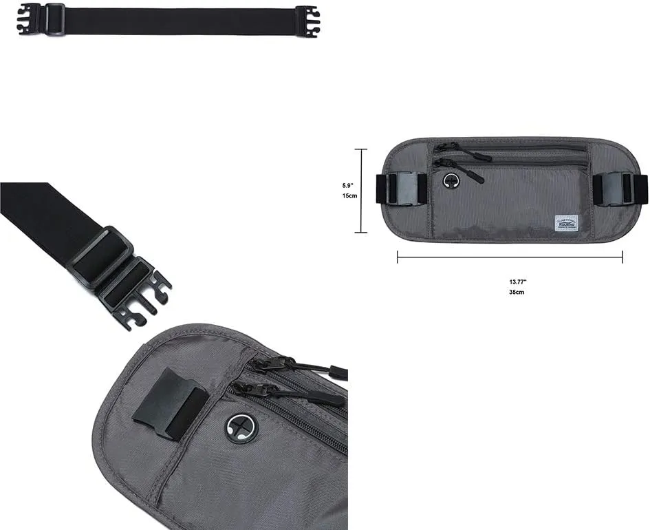 KAUKKO Laptop Outdoor Backpack, Traveling Rucksack Fits 15.6 Inch Laptop[5-11-GREY2PC]