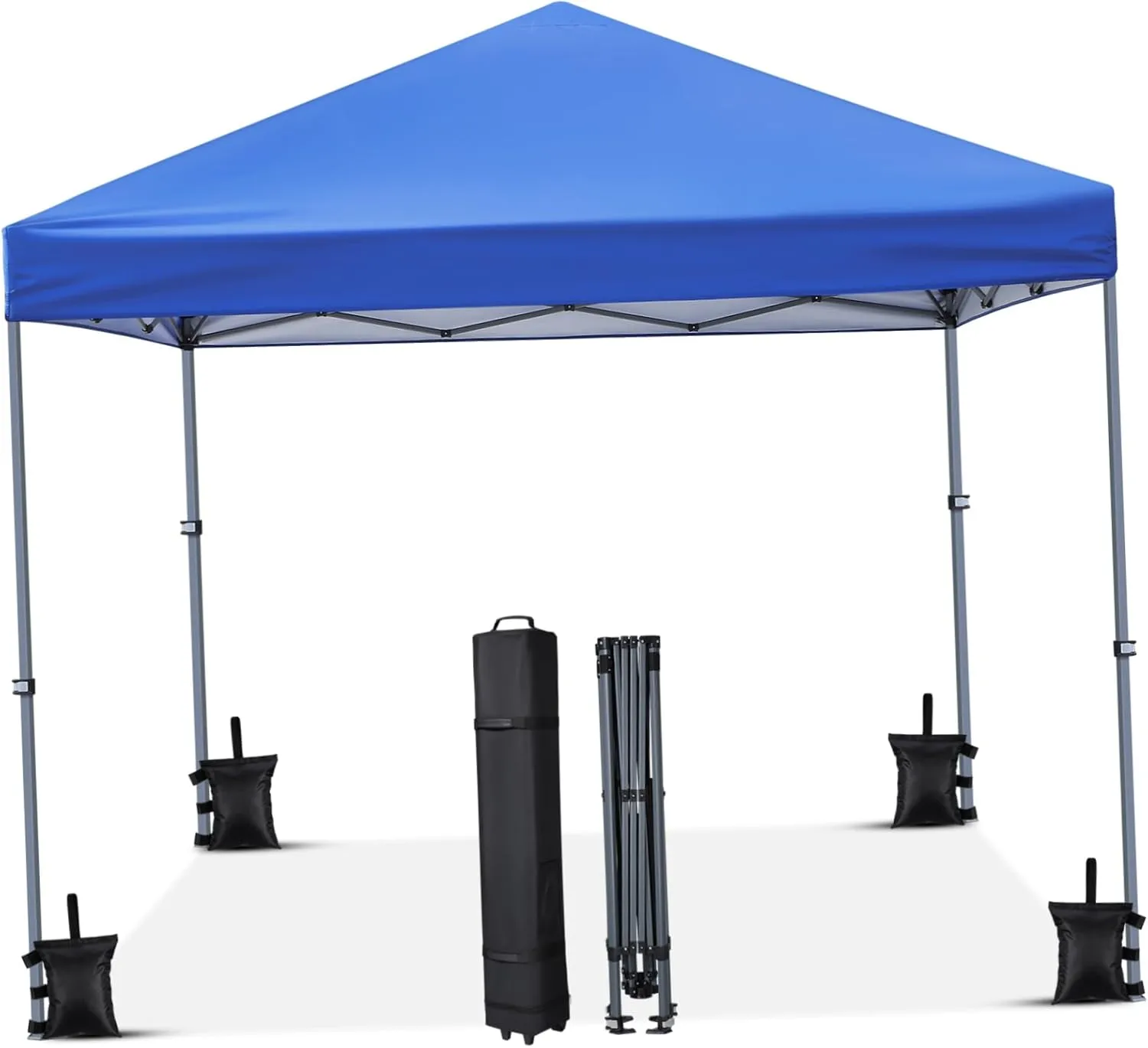 KESYOO Instant Up Tent Canopy Windproof Outdoor Shelter with Wheeled Carry Bag for Easy Transport Sun Protection