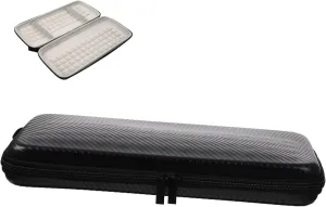 Keyboard Storage Bag PU Mechanical Keyboard Case with Zipper Closure Lightweight and Stylish Compatible with Logitech for Travel and Protection