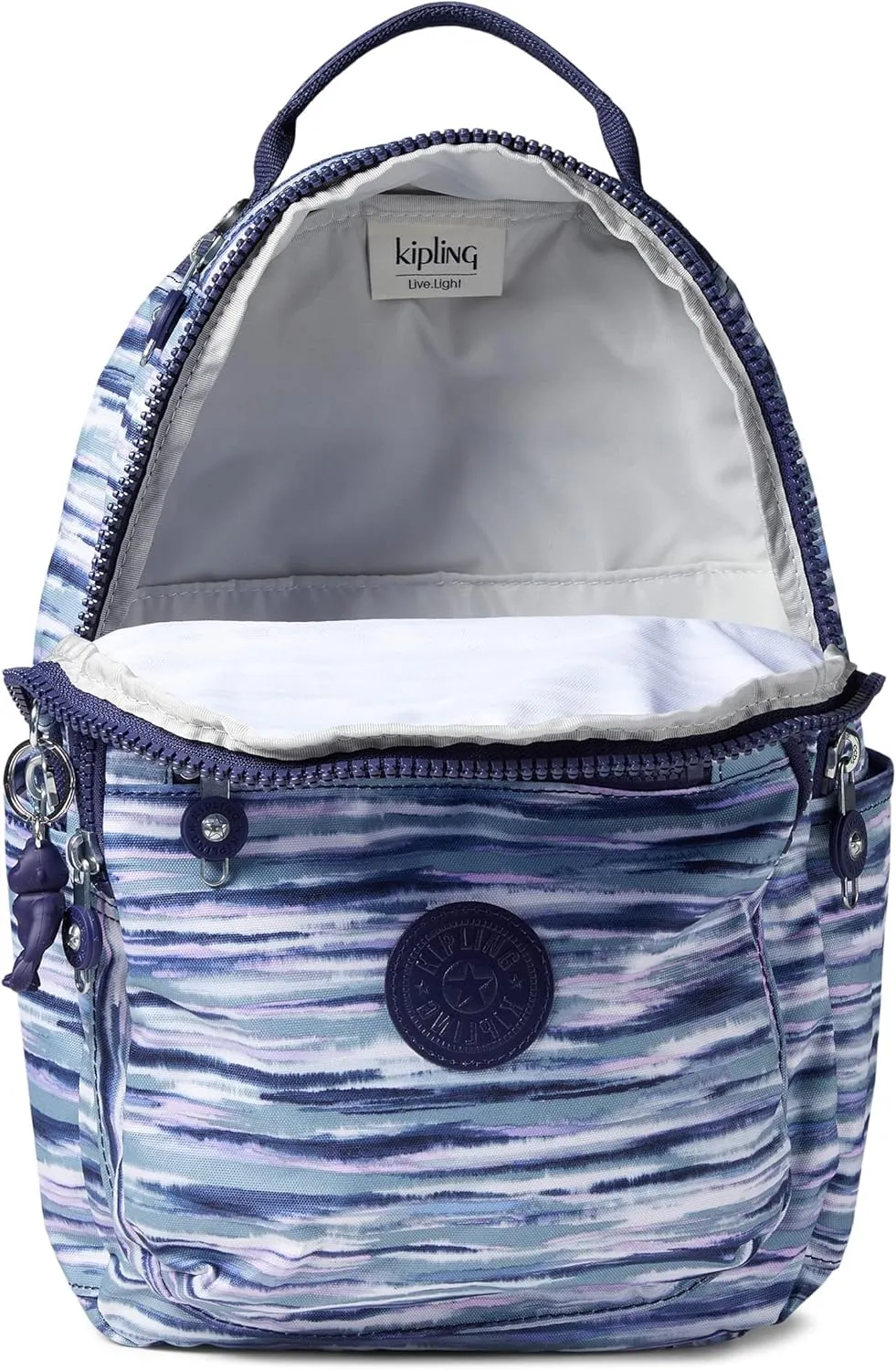 Kipling Seoul Small Backpack Brush Stripes One Size