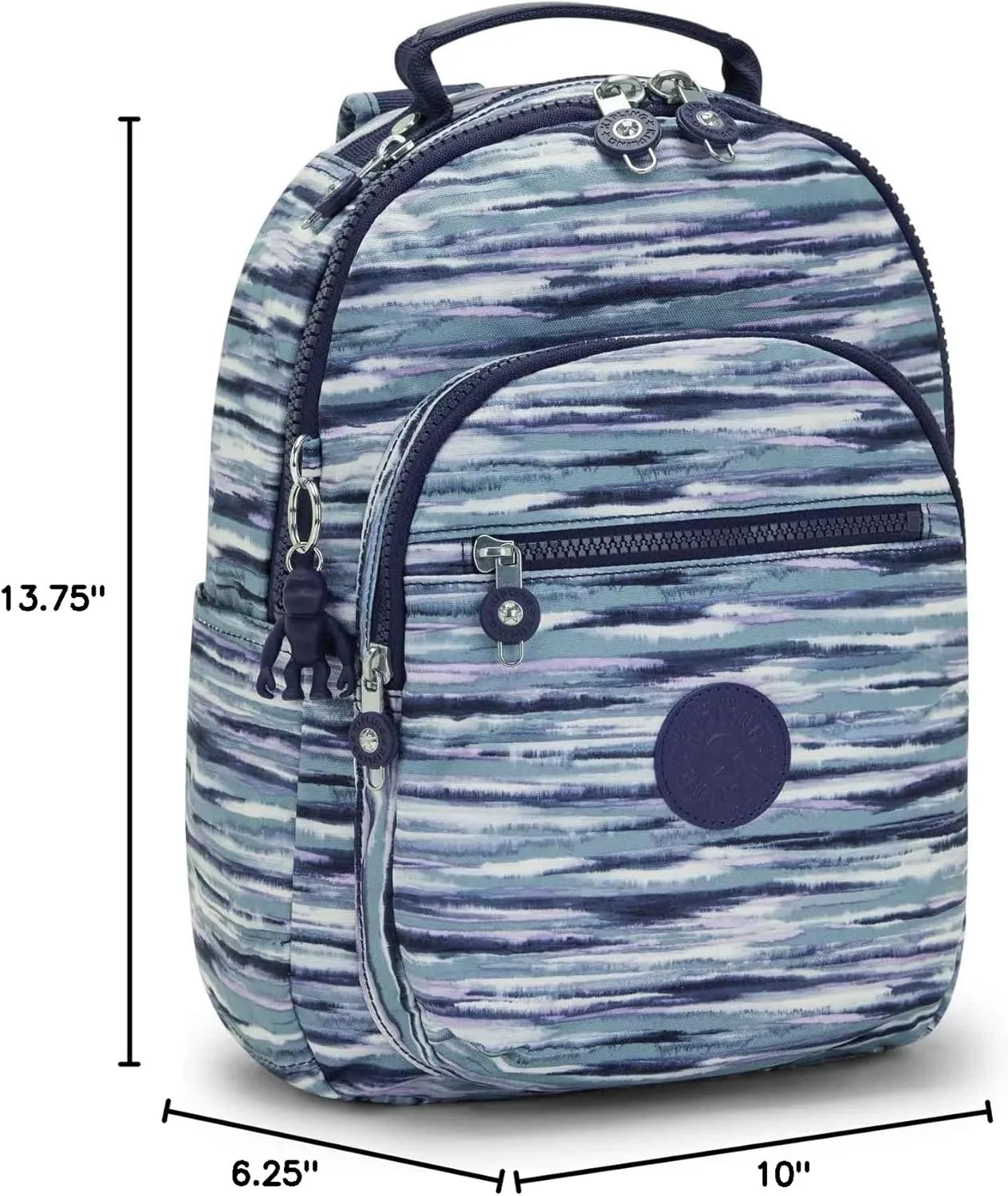 Kipling Seoul Small Backpack Brush Stripes One Size