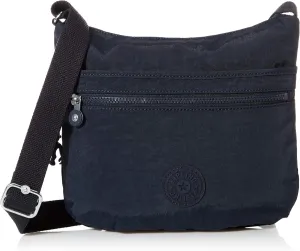 Kipling Womens Arto Bag, Lightweight Everyday Purse, Casual Nylon Shoulder Crossbody Bag, Blue Bleu 2, 11.25 L X 10.25 H X 1.5 D US