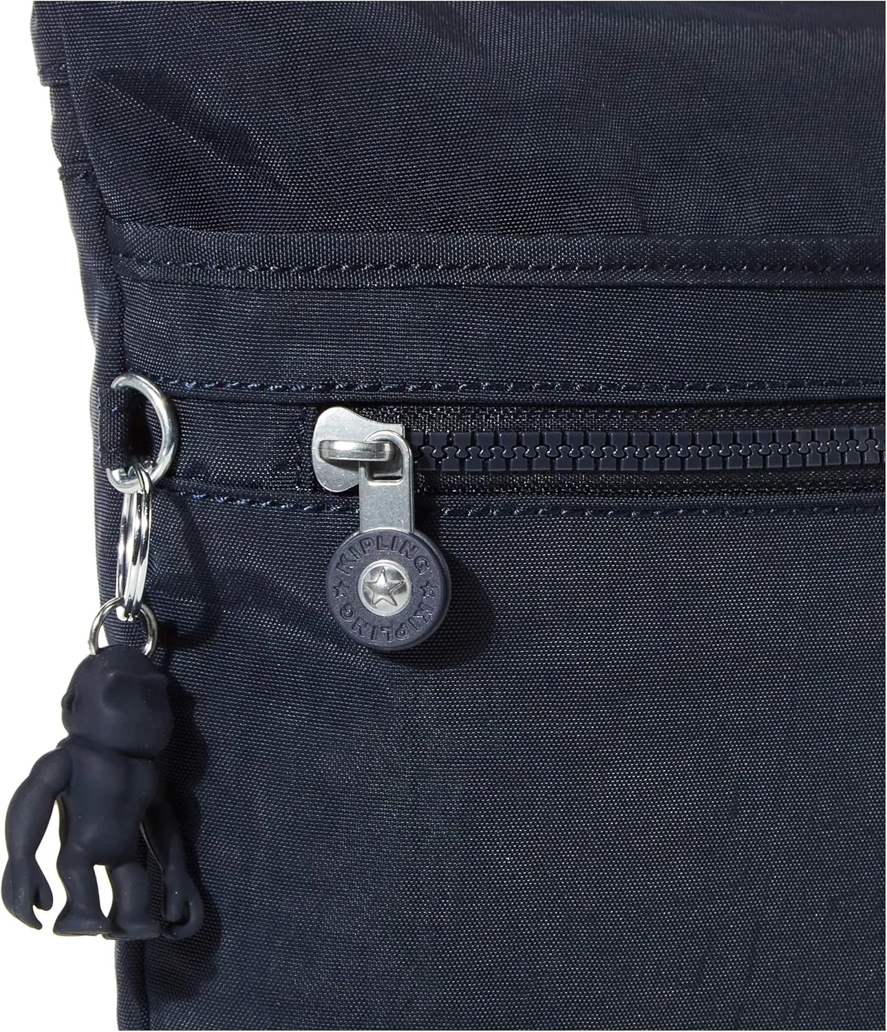 Kipling Womens Arto Bag, Lightweight Everyday Purse, Casual Nylon Shoulder Crossbody Bag, Blue Bleu 2, 11.25 L X 10.25 H X 1.5 D US