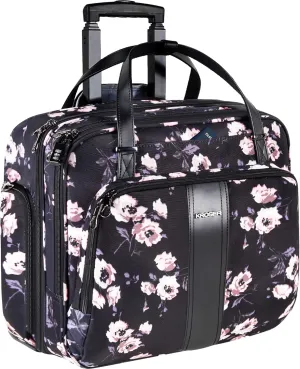 KROSER Premium Rolling Briefcase for 15.6 Inch Laptops - Water-Repellent Overnight Computer Bag with RFID Pockets for Travel/Business