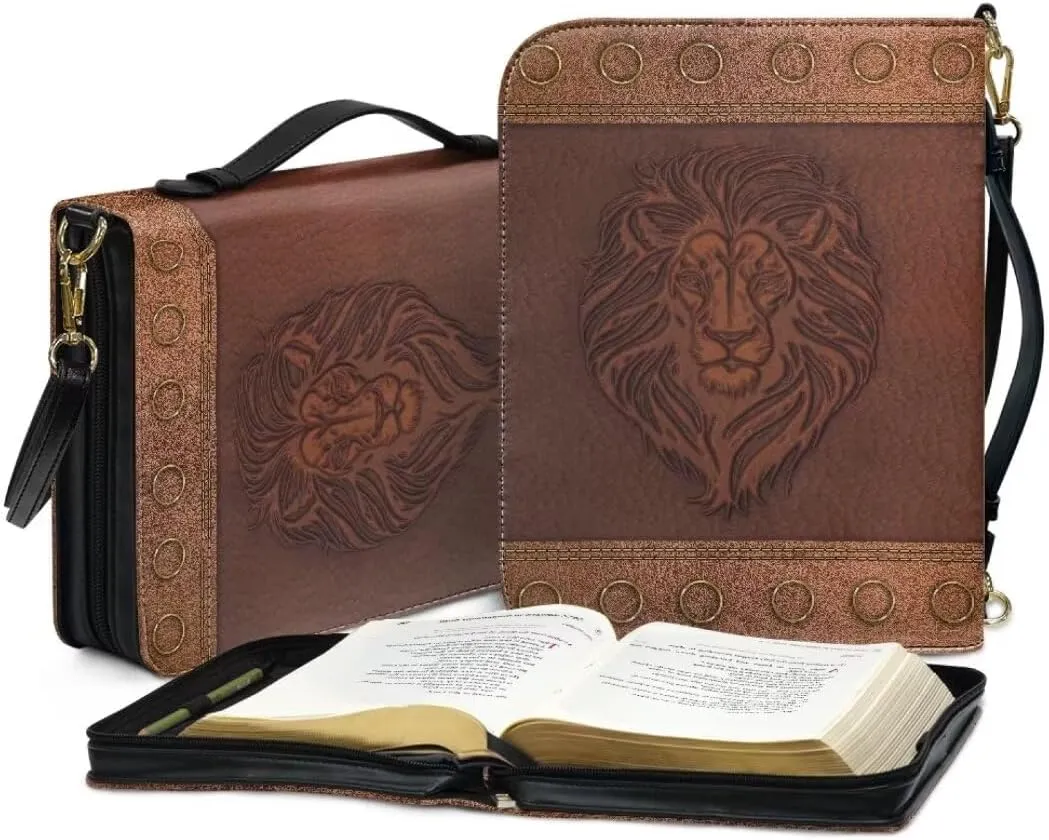 Kuiaobaty Bible Cover PU Leather Bible Protective Cover Zipper Bible Cases for Women Men
