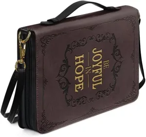 Kuiaobaty Bible Cover PU Leather Bible Protective Cover Zipper Bible Cases for Women Men