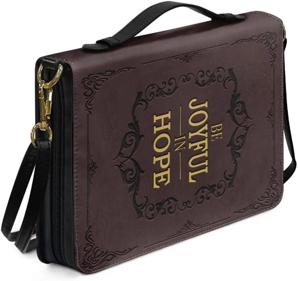 Kuiaobaty Bible Cover PU Leather Bible Protective Cover Zipper Bible Cases for Women Men