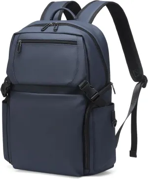 Laptop Backpack Airline Approved 30L for Men Women Fit 16 Inch Laptops Oxford Carry on Luggage Weekender Daypack for Travel Business Work (Dark Blue)