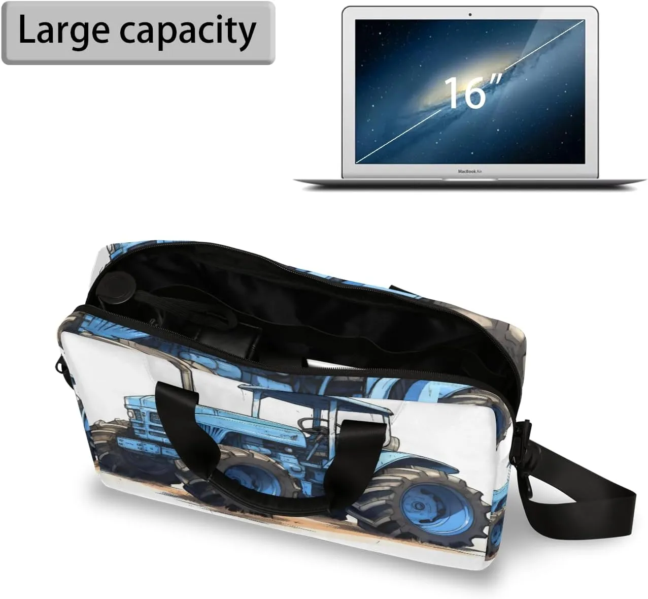 Laptop Bag 15.6 Inch Laptop Sleeve Case with Shoulder Straps Computer Slim Briefcase for Men and Women