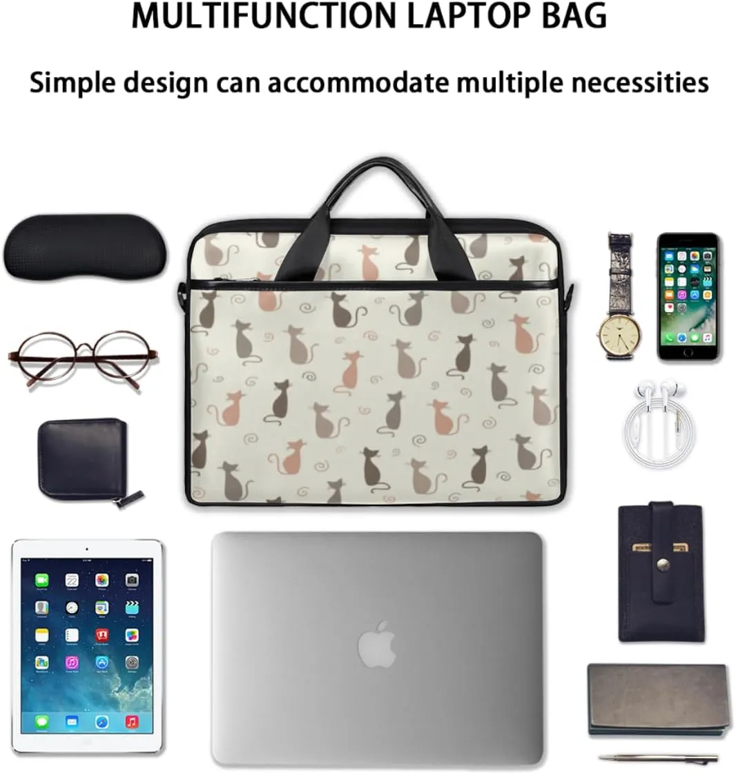 Laptop Bag Case Shoulder Messenger Carrying Bag 13 14 15 Inch Waterproof Computer Sleeve Cover
