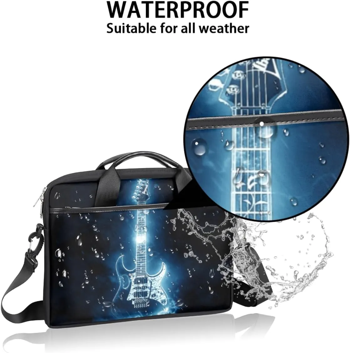 Laptop Bag Case Shoulder Messenger Carrying Bag 13 14 15 Inch Waterproof Computer Sleeve Cover