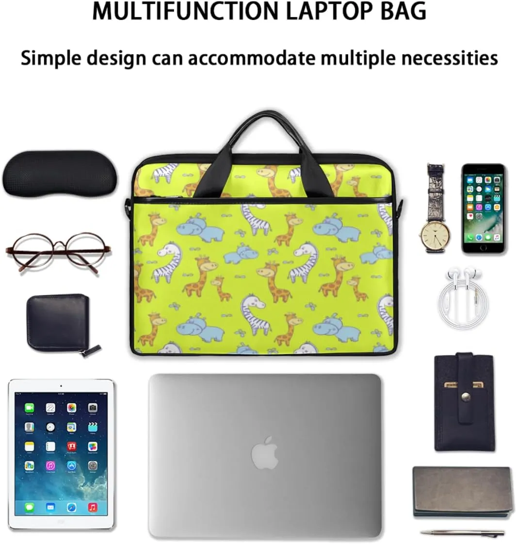 Laptop Bag Case Shoulder Messenger Carrying Bag 13 14 15 Inch Waterproof Computer Sleeve Cover