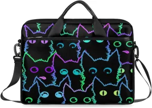 Laptop Bag for Women Men, 15.6 inch Messenger Shoulder Bags, Water Resistant Computer Bag Sleeve