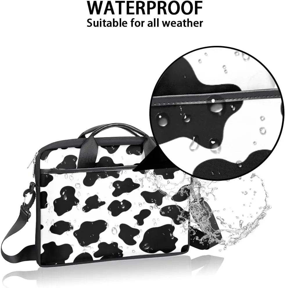 Laptop Bag Waterproof Laptop Shoulder Bag with Adjustable And Removable Shoulder Strap Fits Laptop 13-15.6 Inch