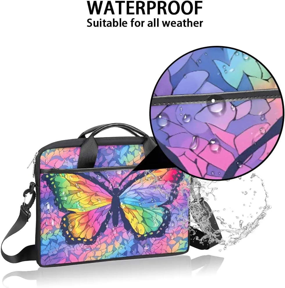 Laptop Bag Waterproof Laptop Shoulder Bag with Adjustable And Removable Shoulder Strap Fits Laptop 13-15.6 Inch