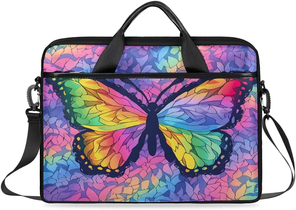 Laptop Bag Waterproof Laptop Shoulder Bag with Adjustable And Removable Shoulder Strap Fits Laptop 13-15.6 Inch
