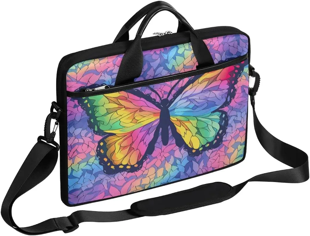Laptop Bag Waterproof Laptop Shoulder Bag with Adjustable And Removable Shoulder Strap Fits Laptop 13-15.6 Inch