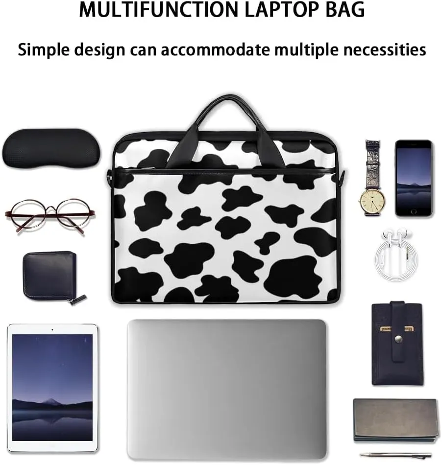 Laptop Bag Waterproof Laptop Shoulder Bag with Adjustable And Removable Shoulder Strap Fits Laptop 13-15.6 Inch