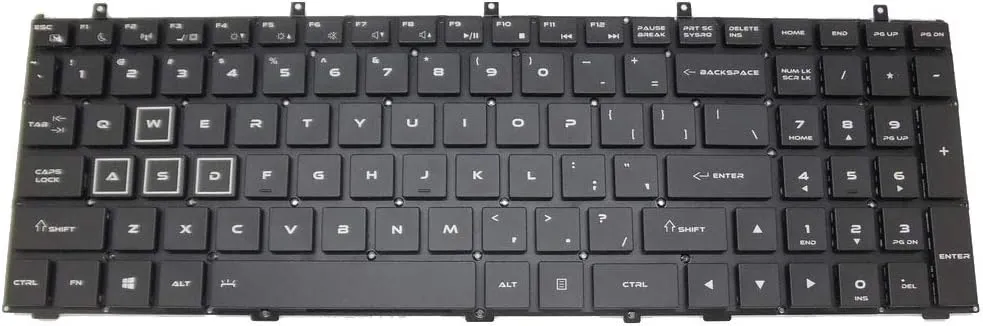 Laptop Keyboard for Ibuypower Chimera CX-9 English US Black with Backlit New