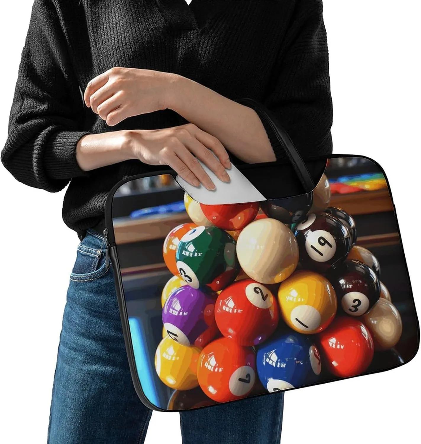 Laptop Shoulder Bag 16.5 Inch Laptop Bag Llama And Alpaca Computer Bag Messenger Bag for Men Women
