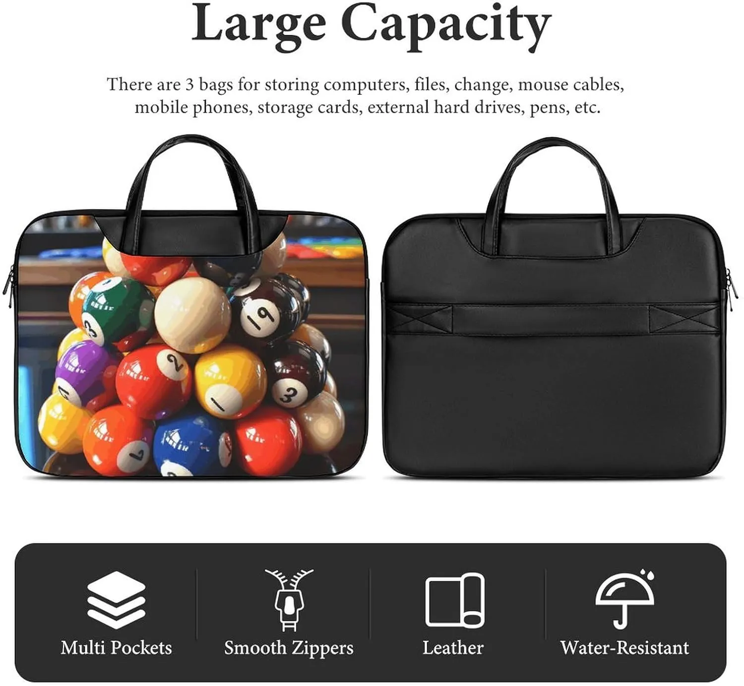 Laptop Shoulder Bag 16.5 Inch Laptop Bag Llama And Alpaca Computer Bag Messenger Bag for Men Women