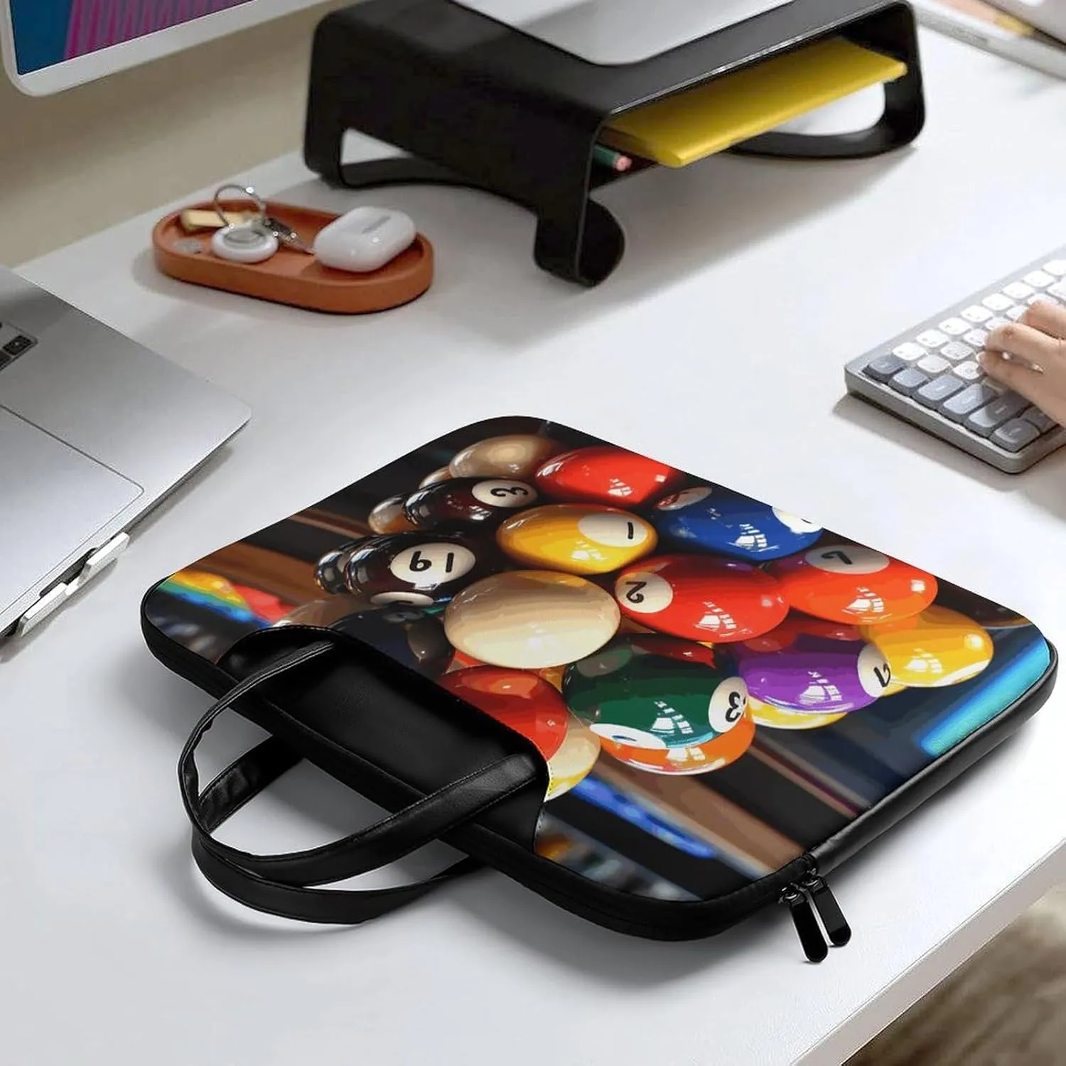 Laptop Shoulder Bag 16.5 Inch Laptop Bag Llama And Alpaca Computer Bag Messenger Bag for Men Women