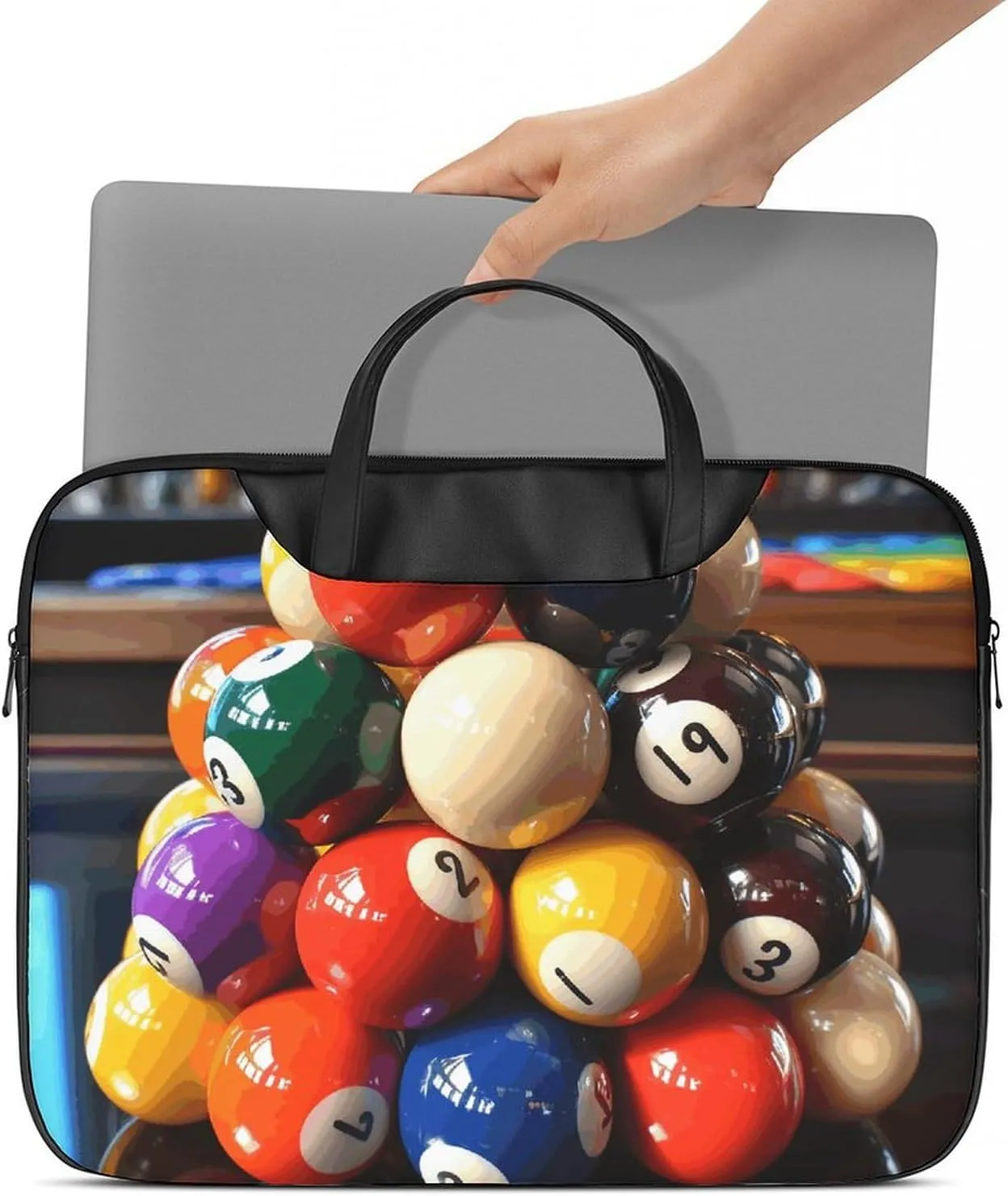Laptop Shoulder Bag 16.5 Inch Laptop Bag Llama And Alpaca Computer Bag Messenger Bag for Men Women