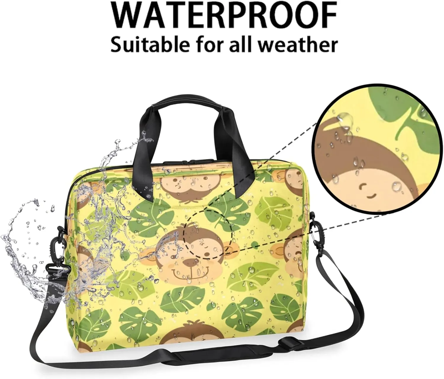 Laptop Shoulder Bag Compatible with Handle, Messenger Shoulder Case for Laptop or Tablet, Laptop Carrying Case