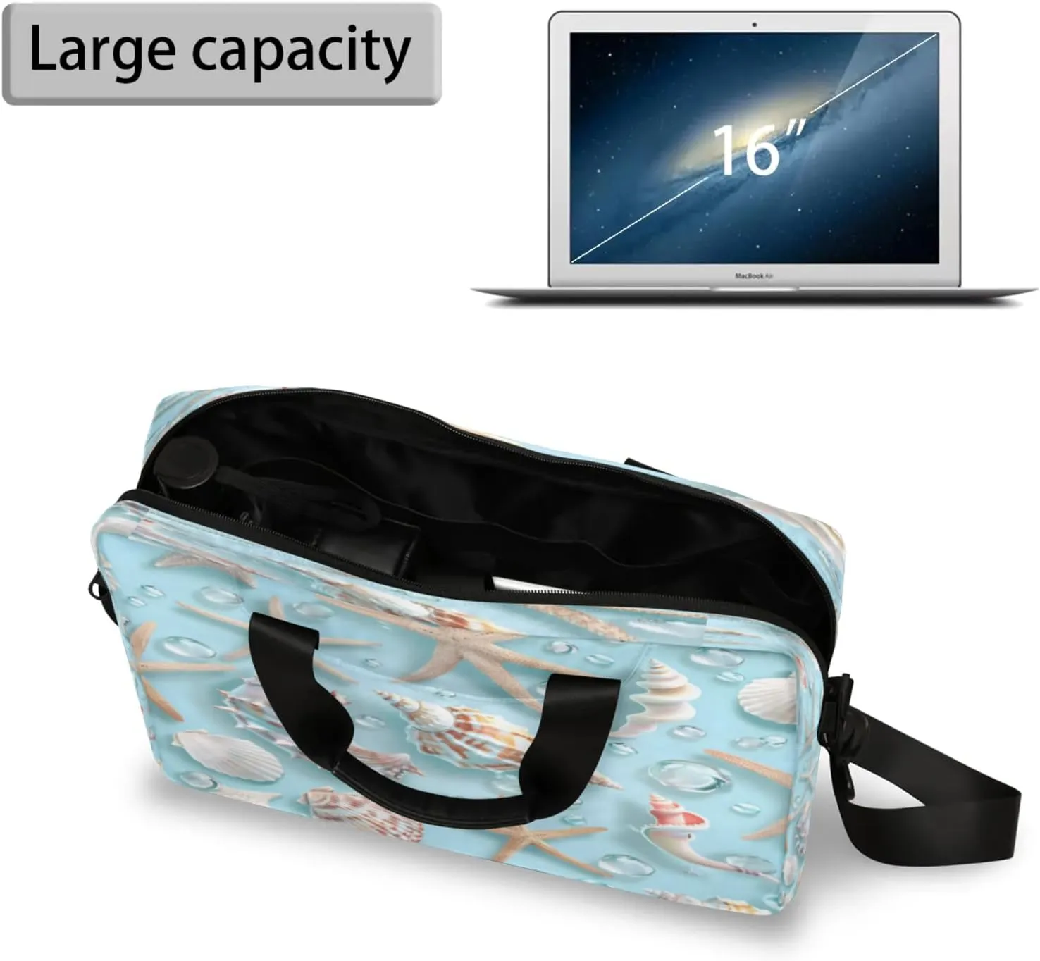 Laptop Shoulder Bag Compatible with Handle, Messenger Shoulder Case for Laptop or Tablet, Laptop Carrying Case