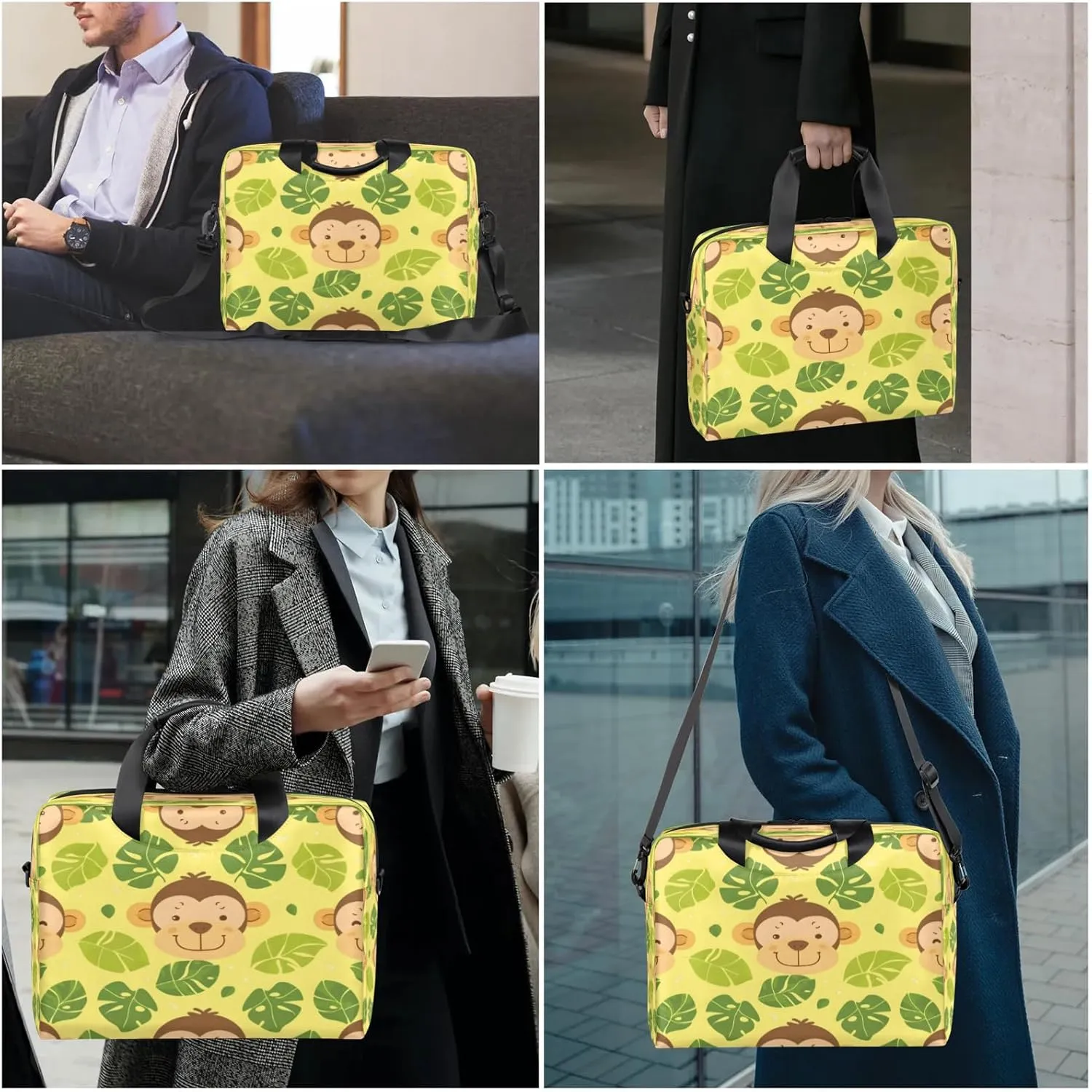 Laptop Shoulder Bag Compatible with Handle, Messenger Shoulder Case for Laptop or Tablet, Laptop Carrying Case