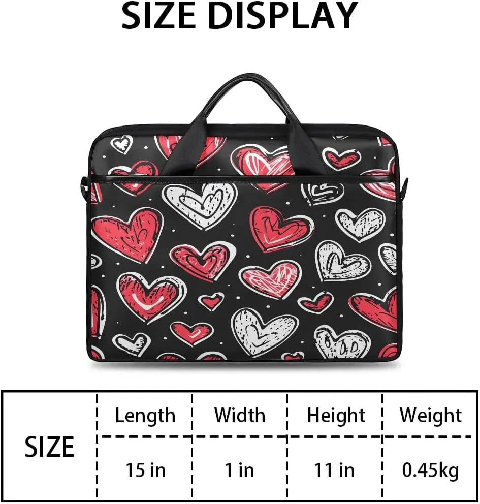 Laptop Shoulder Bag for 13-15 Inch Waterproof Laptop Sleeve Case Bag Slim Computer Carry Case Computer Cases for Laptops