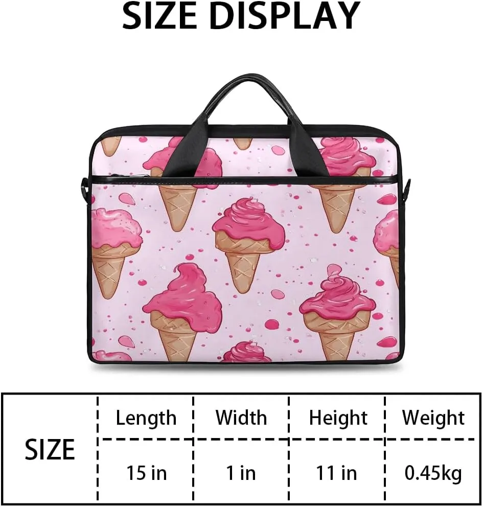 Laptop Shoulder Bag for 13-15 Inch Waterproof Laptop Sleeve Case Bag Slim Computer Carry Case Computer Cases for Laptops
