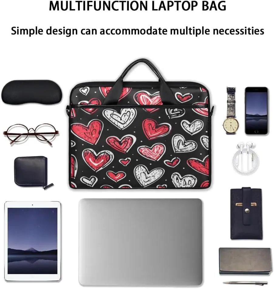 Laptop Shoulder Bag for 13-15 Inch Waterproof Laptop Sleeve Case Bag Slim Computer Carry Case Computer Cases for Laptops