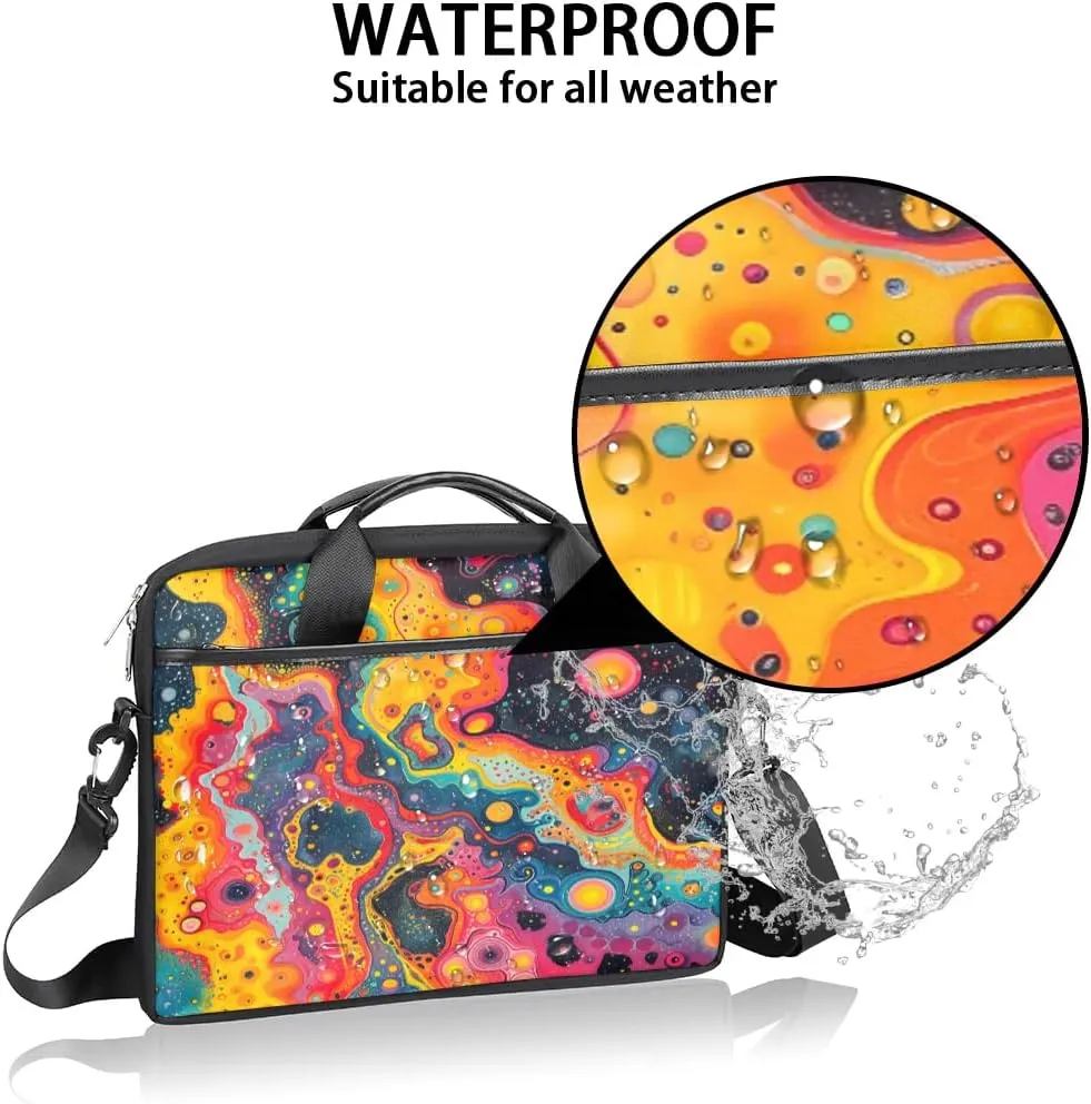 Laptop Shoulder Bag for 13-15 Inch Waterproof Laptop Sleeve Case Bag Slim Computer Carry Case Computer Cases for Laptops