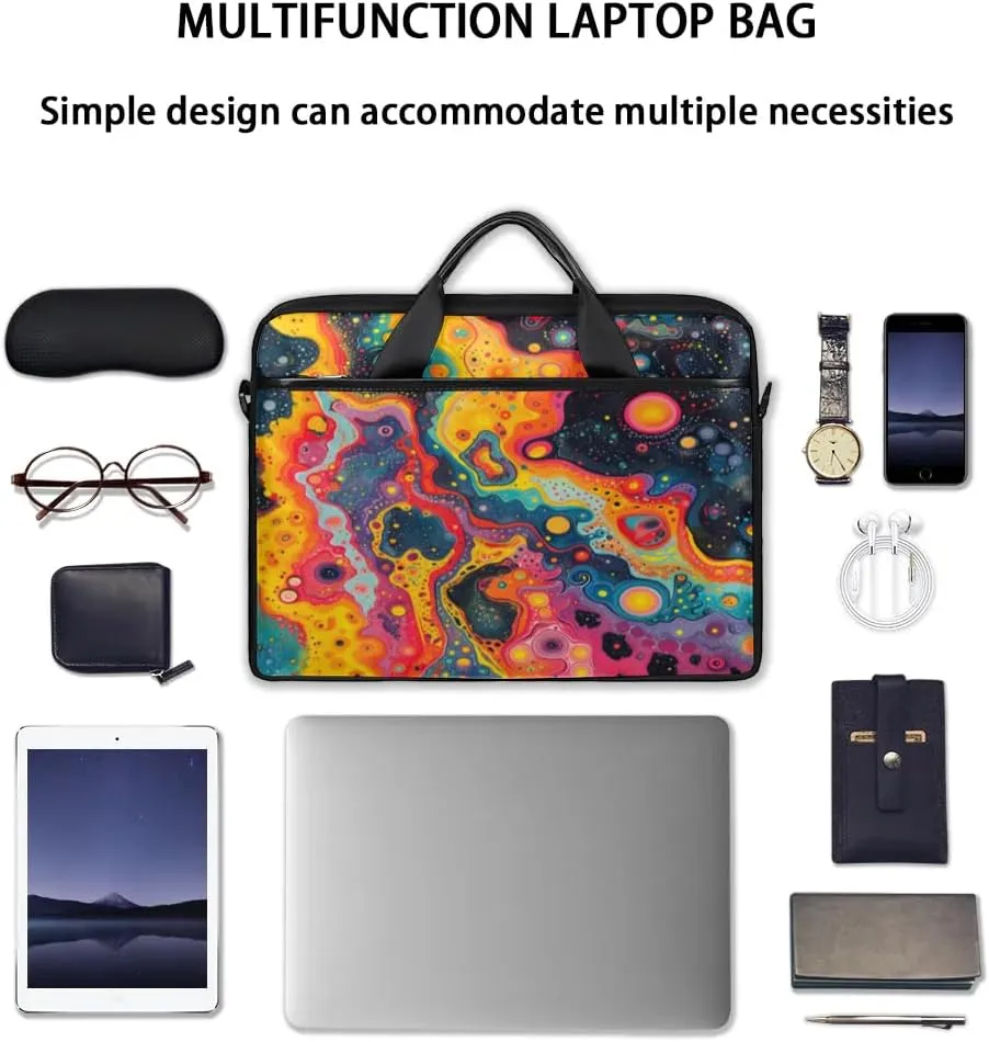 Laptop Shoulder Bag for 13-15 Inch Waterproof Laptop Sleeve Case Bag Slim Computer Carry Case Computer Cases for Laptops