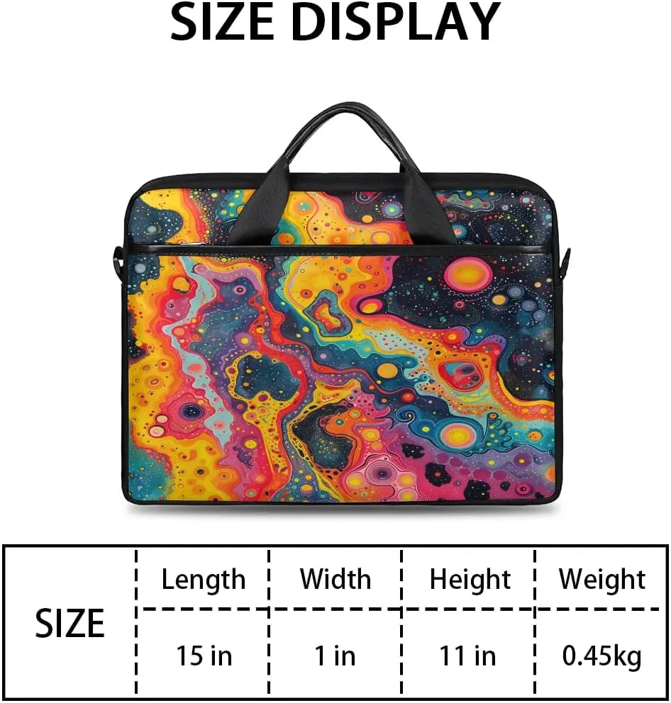 Laptop Shoulder Bag for 13-15 Inch Waterproof Laptop Sleeve Case Bag Slim Computer Carry Case Computer Cases for Laptops