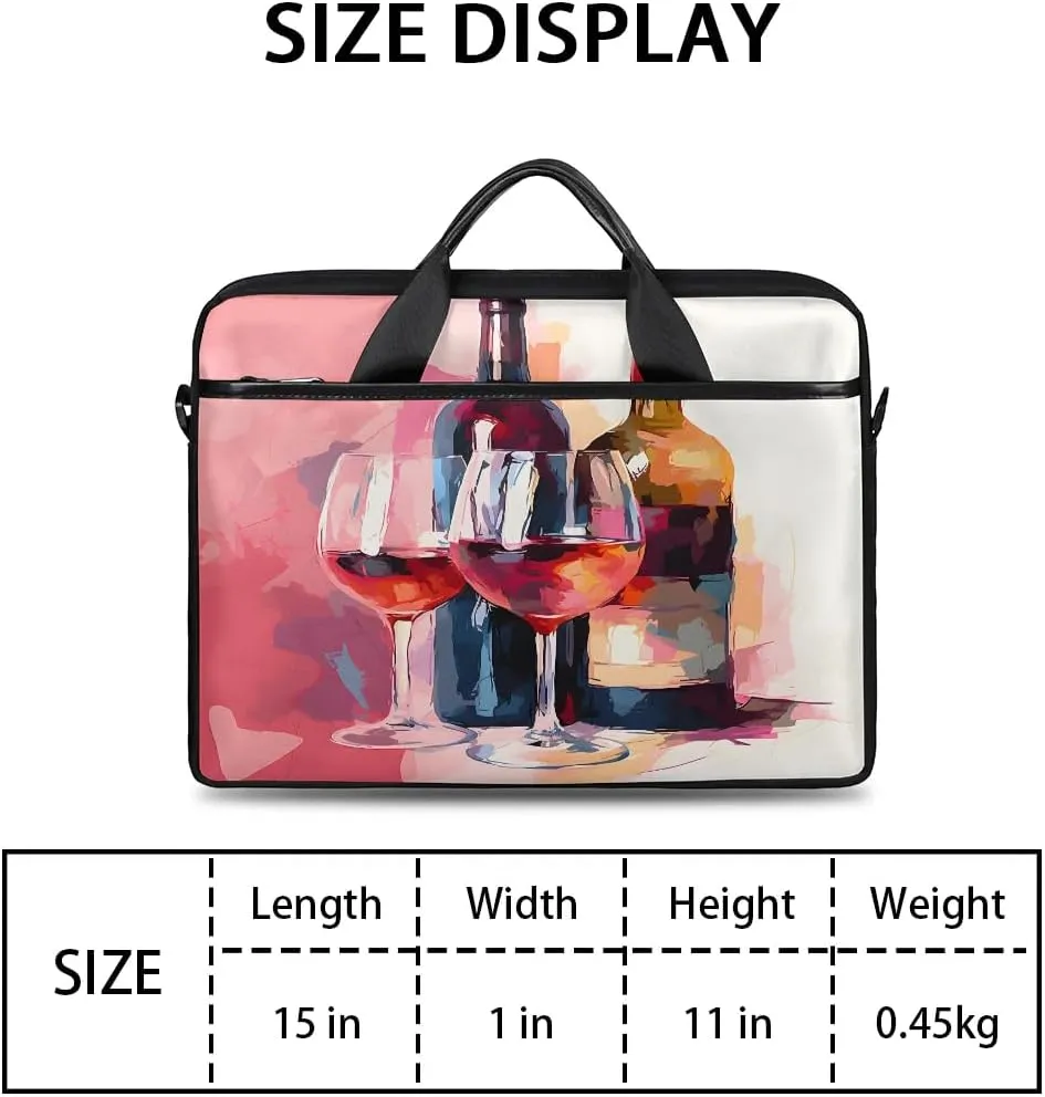 Laptop Shoulder Bag for 13-15 Inch Waterproof Laptop Sleeve Case Bag Slim Computer Carry Case Computer Cases for Laptops