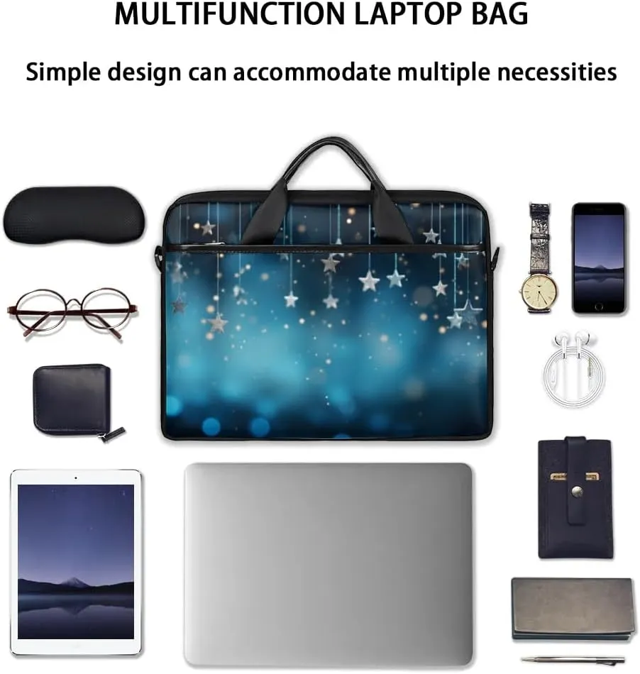 Laptop Shoulder Bag for 13-15 Inch Waterproof Laptop Sleeve Case Bag Slim Computer Carry Case Computer Cases for Laptops