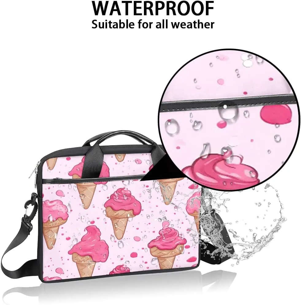 Laptop Shoulder Bag for 13-15 Inch Waterproof Laptop Sleeve Case Bag Slim Computer Carry Case Computer Cases for Laptops