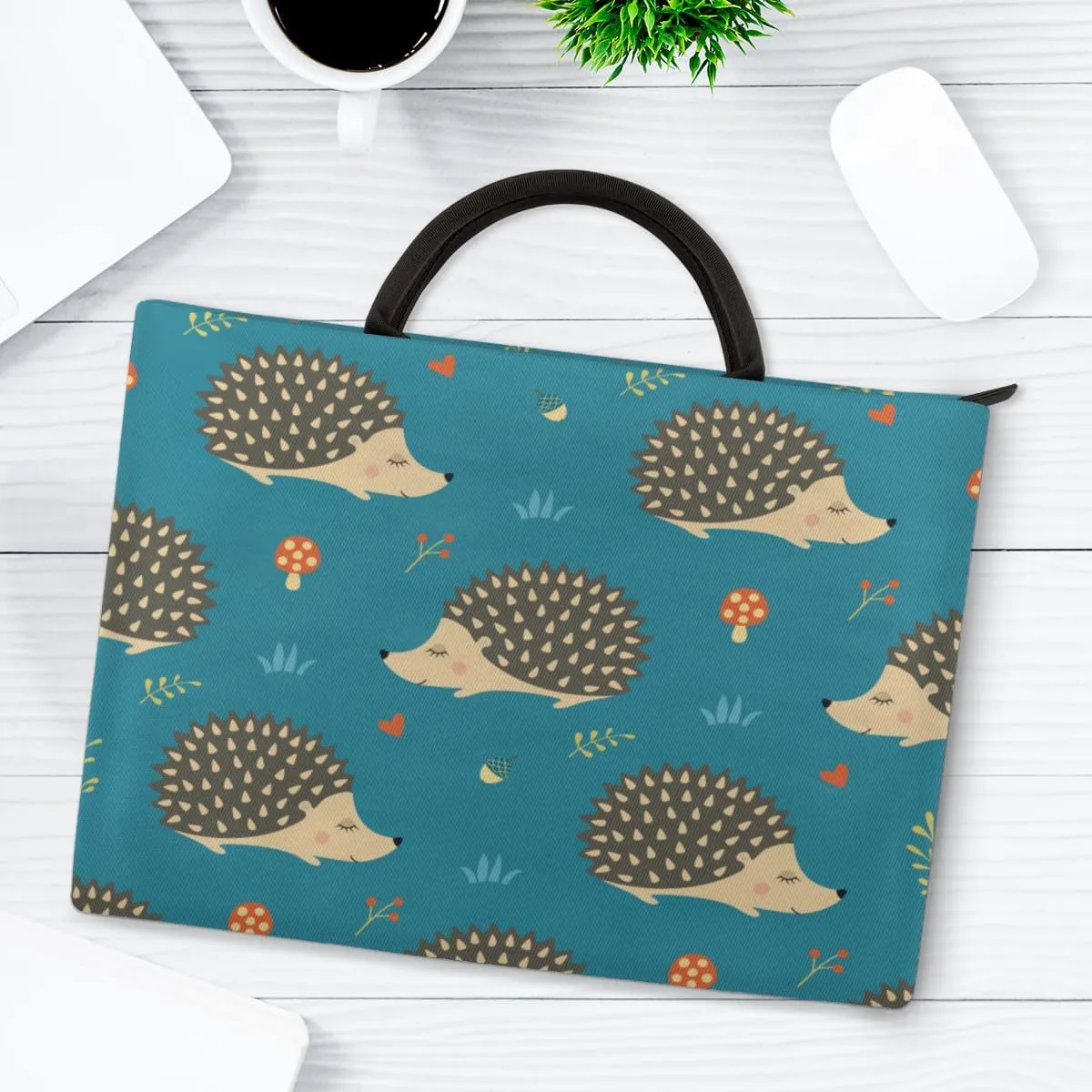 Laptop Sleeve Case for Women Men Laptop Bag Durable Travel Computer Carrying Bag with Handle Accessories Bags