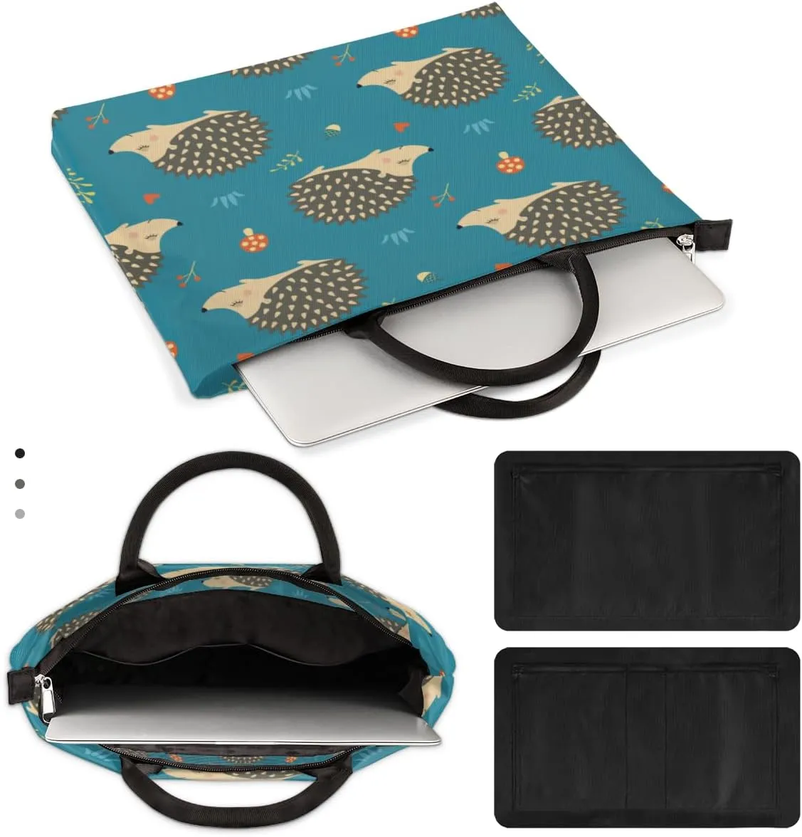 Laptop Sleeve Case for Women Men Laptop Bag Durable Travel Computer Carrying Bag with Handle Accessories Bags