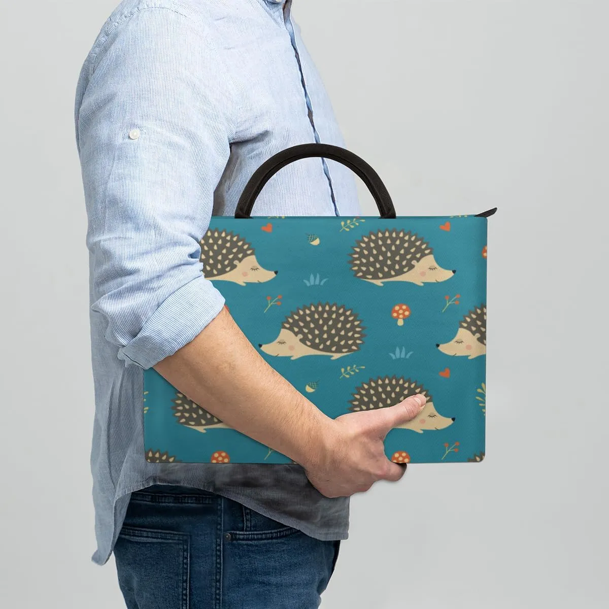 Laptop Sleeve Case for Women Men Laptop Bag Durable Travel Computer Carrying Bag with Handle Accessories Bags