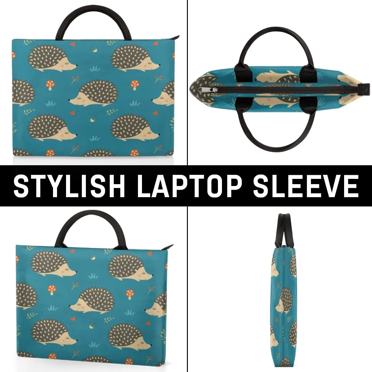 Laptop Sleeve Case for Women Men Laptop Bag Durable Travel Computer Carrying Bag with Handle Accessories Bags