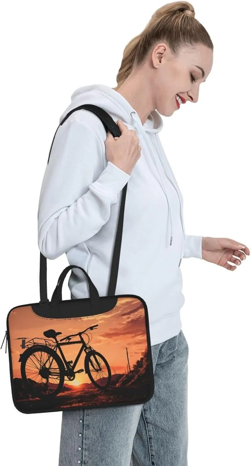 Laptop Tote Bag Men Women Road bicycle Shoulder Laptop Sleeve Briefcase Messenger Computer Bag