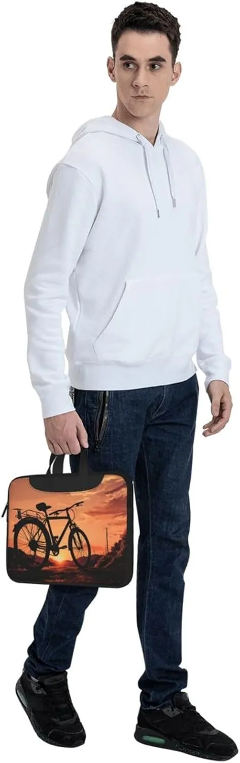 Laptop Tote Bag Men Women Road bicycle Shoulder Laptop Sleeve Briefcase Messenger Computer Bag