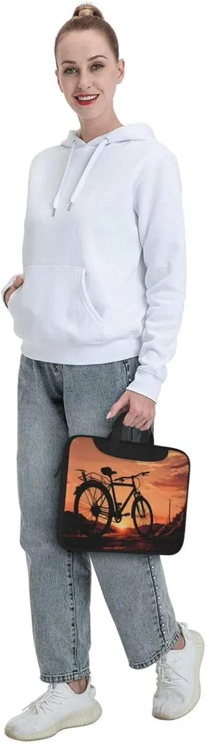 Laptop Tote Bag Men Women Road bicycle Shoulder Laptop Sleeve Briefcase Messenger Computer Bag