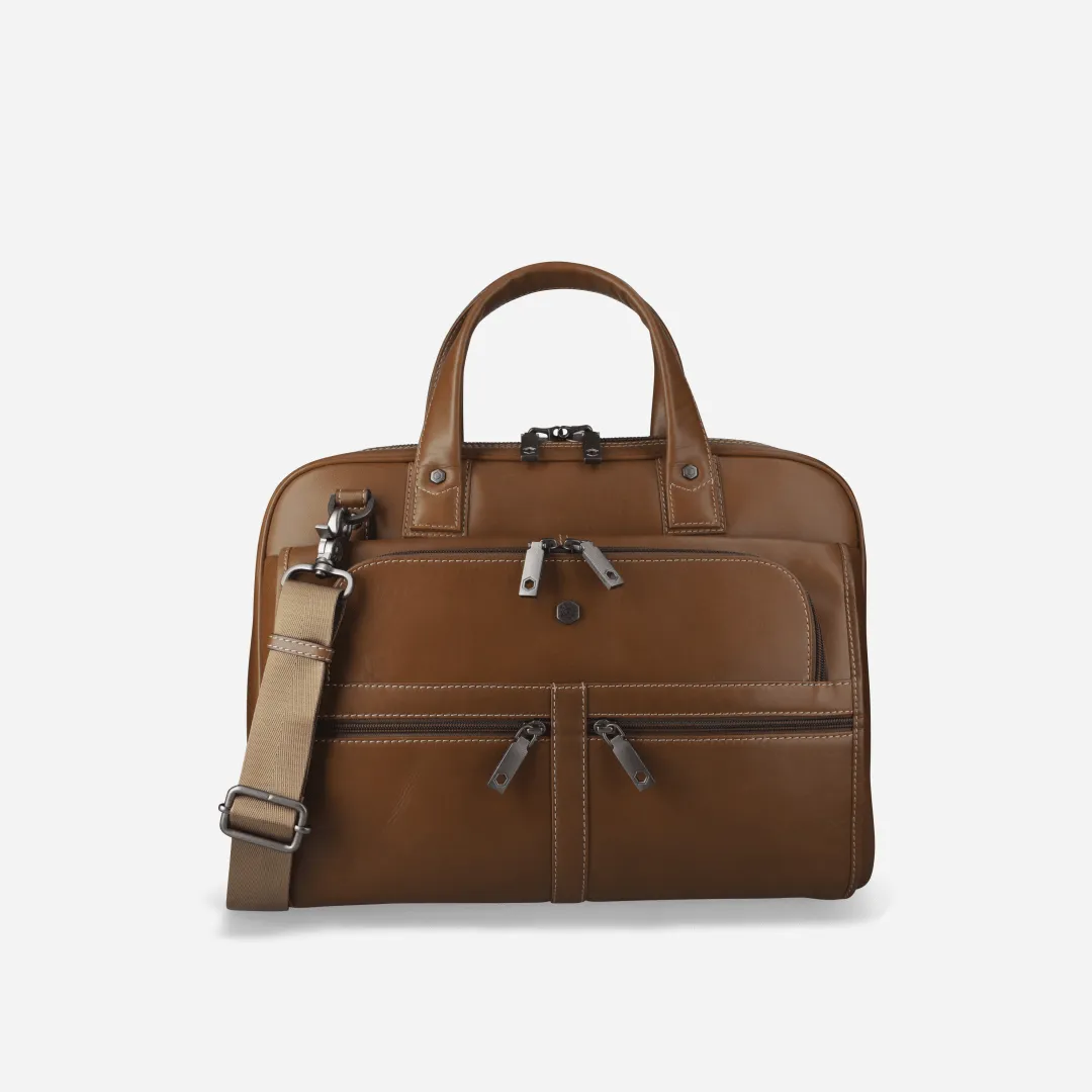 Large Multi Compartment Briefcase