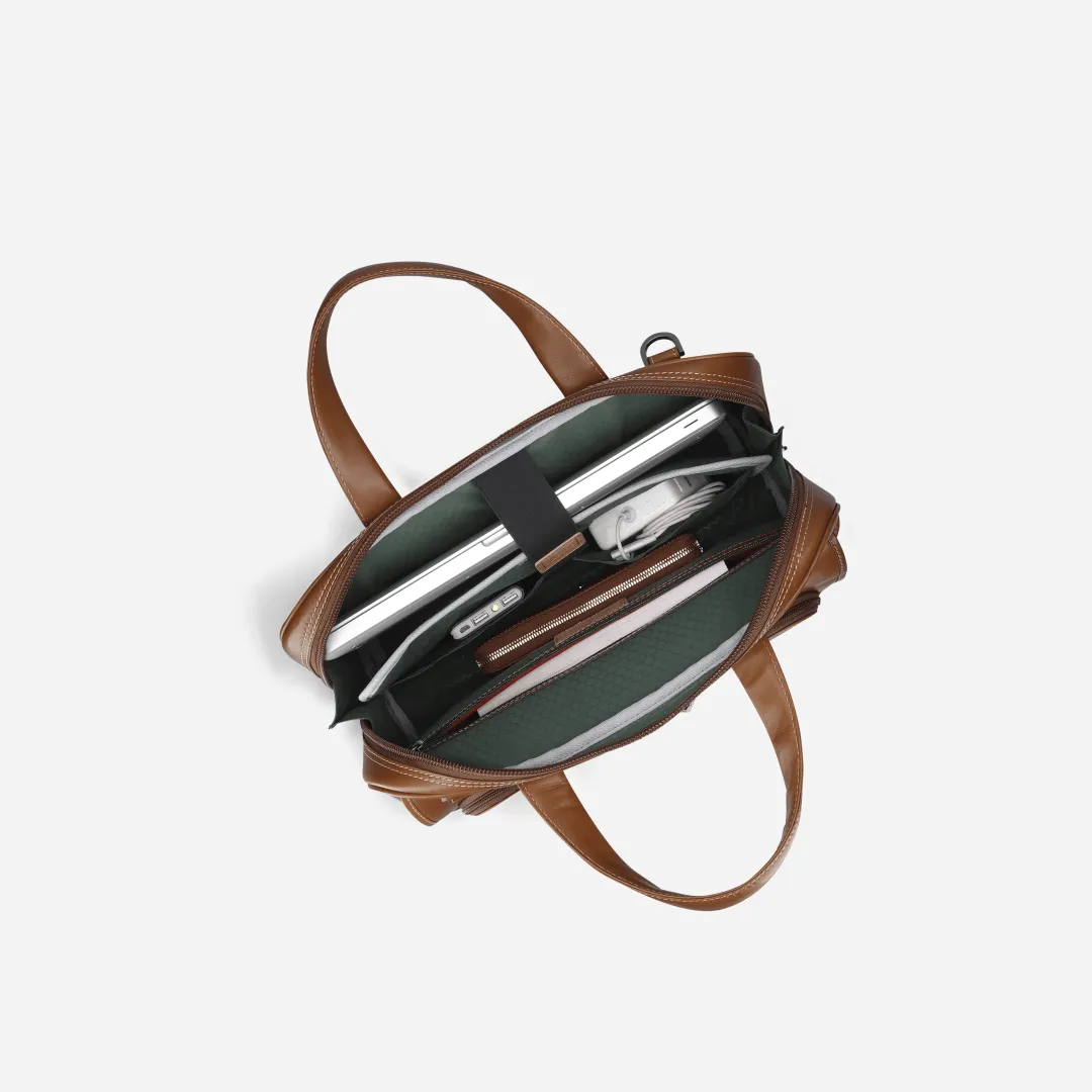 Large Multi Compartment Briefcase