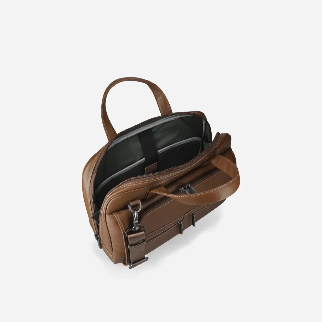 Large Multi Compartment Briefcase